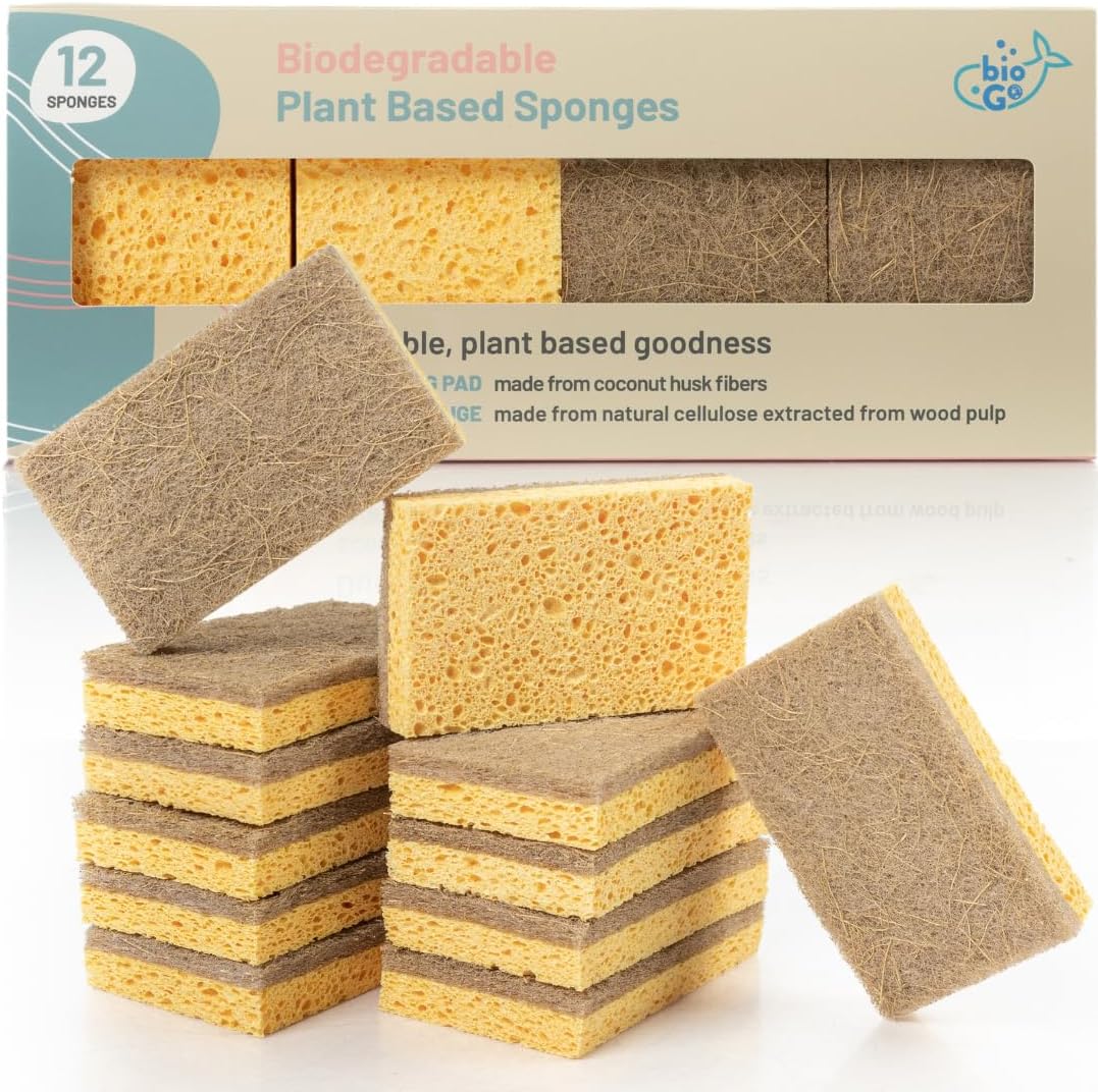 bioGo Compostable Plant Based Dish Sponges – bioGo Store