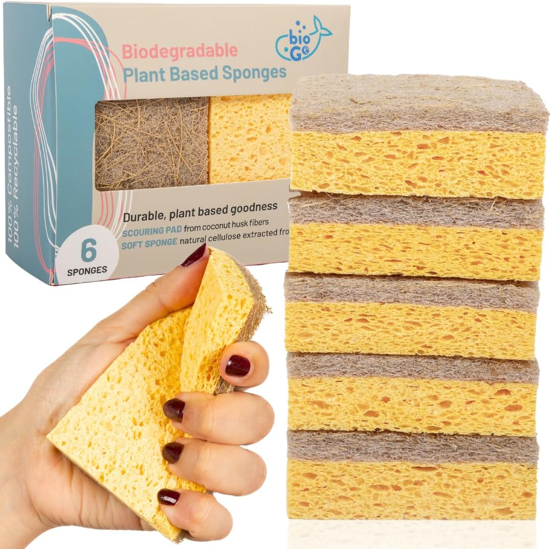 bioGo Compostable Plant Based Dish Sponges – bioGo Store