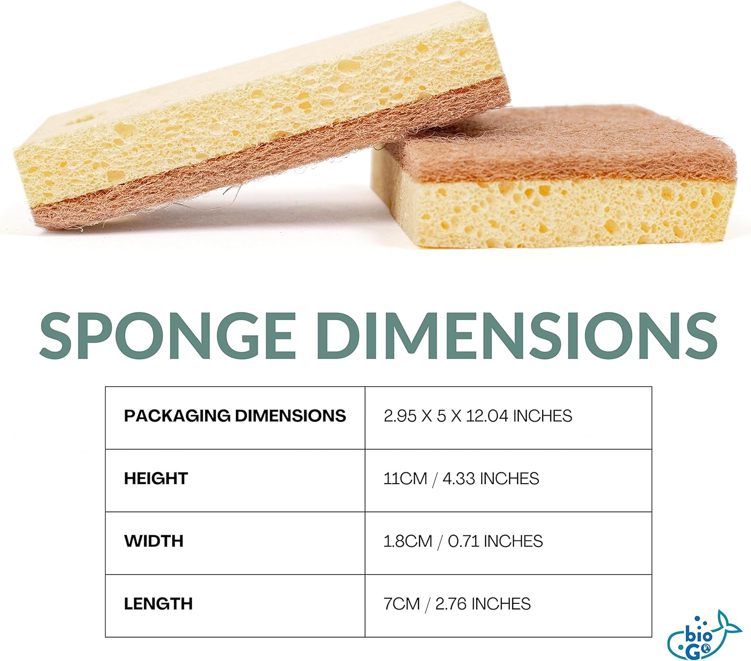 bioGo Compostable Plant Based Dish Sponges – bioGo Store
